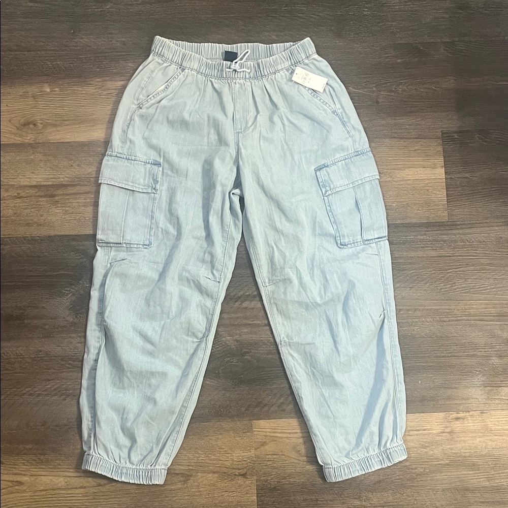 Gap Girls Light Blue Cargo Pants
